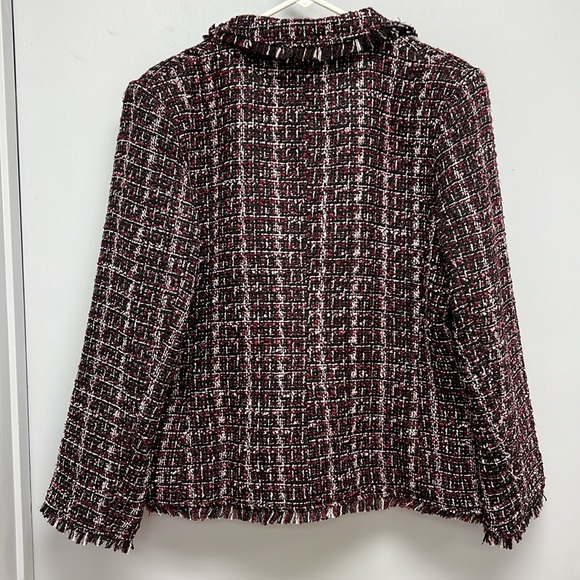 SOLD IN STORE NWT Gibson Notched Collar Boucle Blazer XL - Picture 3 of 10